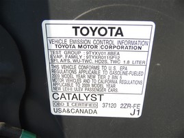 2009 Toyota Corolla LE Gray 1.8L AT #Z21576